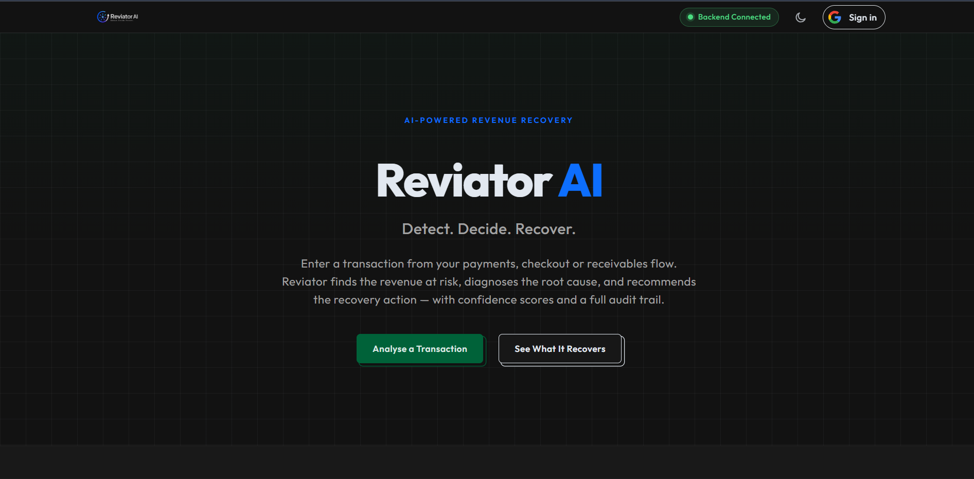 Reviator AI Preview